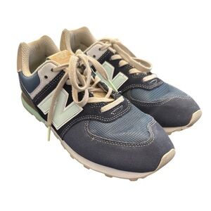 New Balance 574 Retro Surf Navy Blue Sneakers - ML574BSL